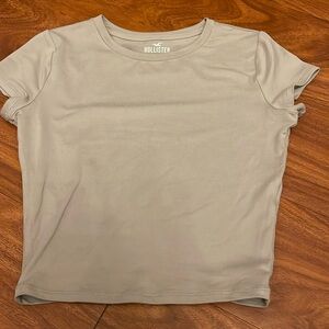 pale pink t shirt hollister